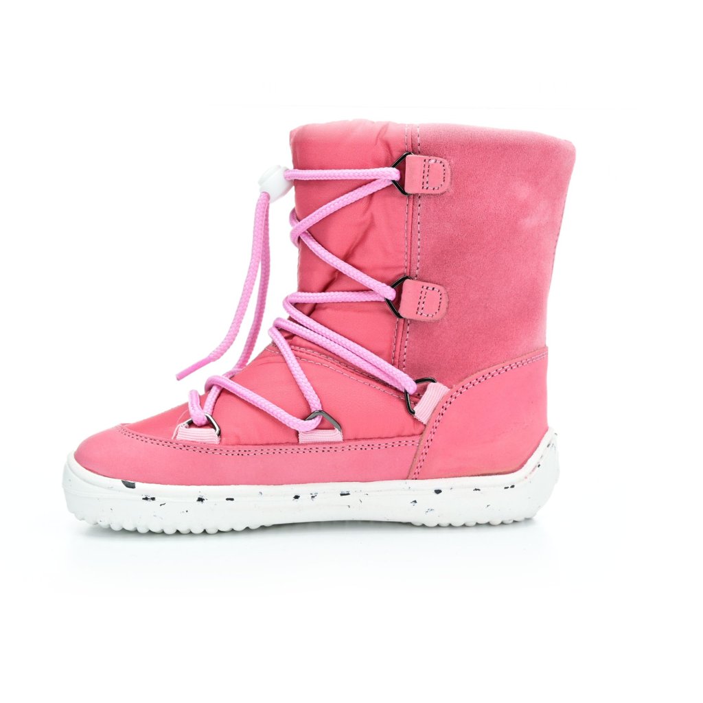 Be Lenka Snowfox Kids 2.0 Pink Winterbarfußschuhe
