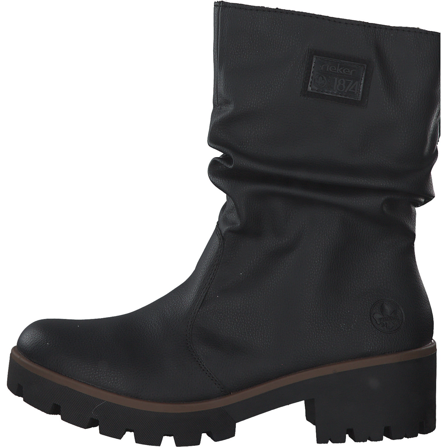 Rieker 79260, Winterstiefeletten, Damen, schwarz/schwarz