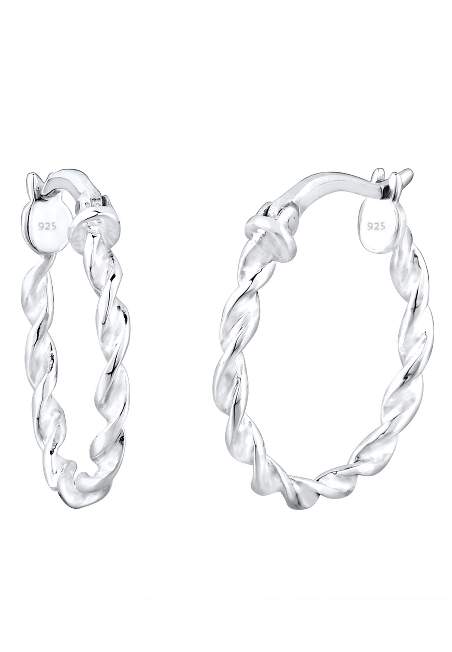 Pendientes de aro para mujer Elli Monter en Flèche (plata 925/1000)