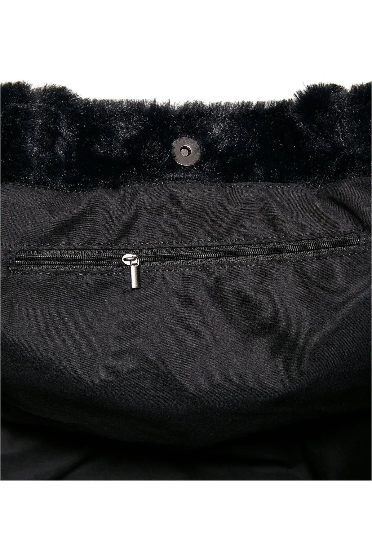 Urban Classics  Unisex-Einkaufstasche aus Kunstfell