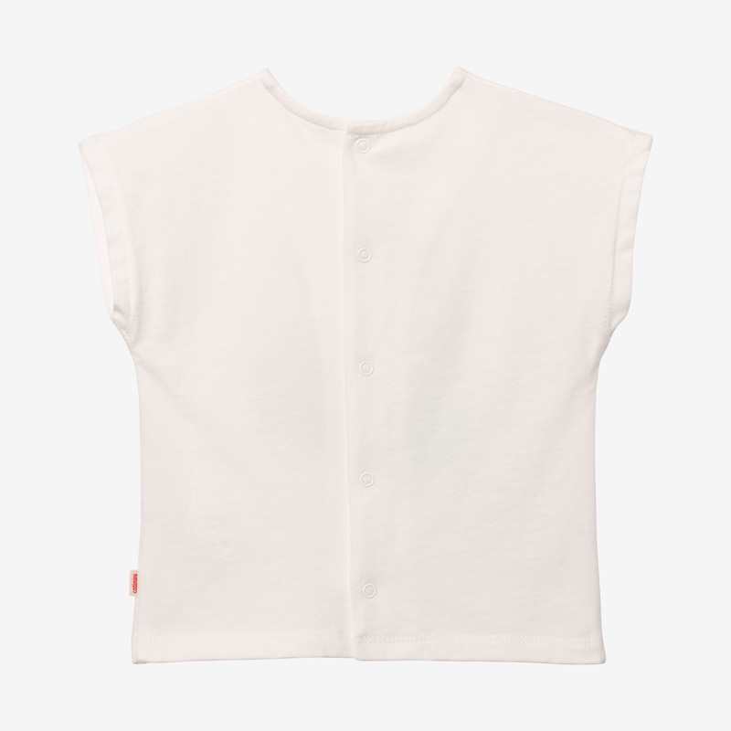 T-shirt bébé fille dessin fleurs beige Catimini