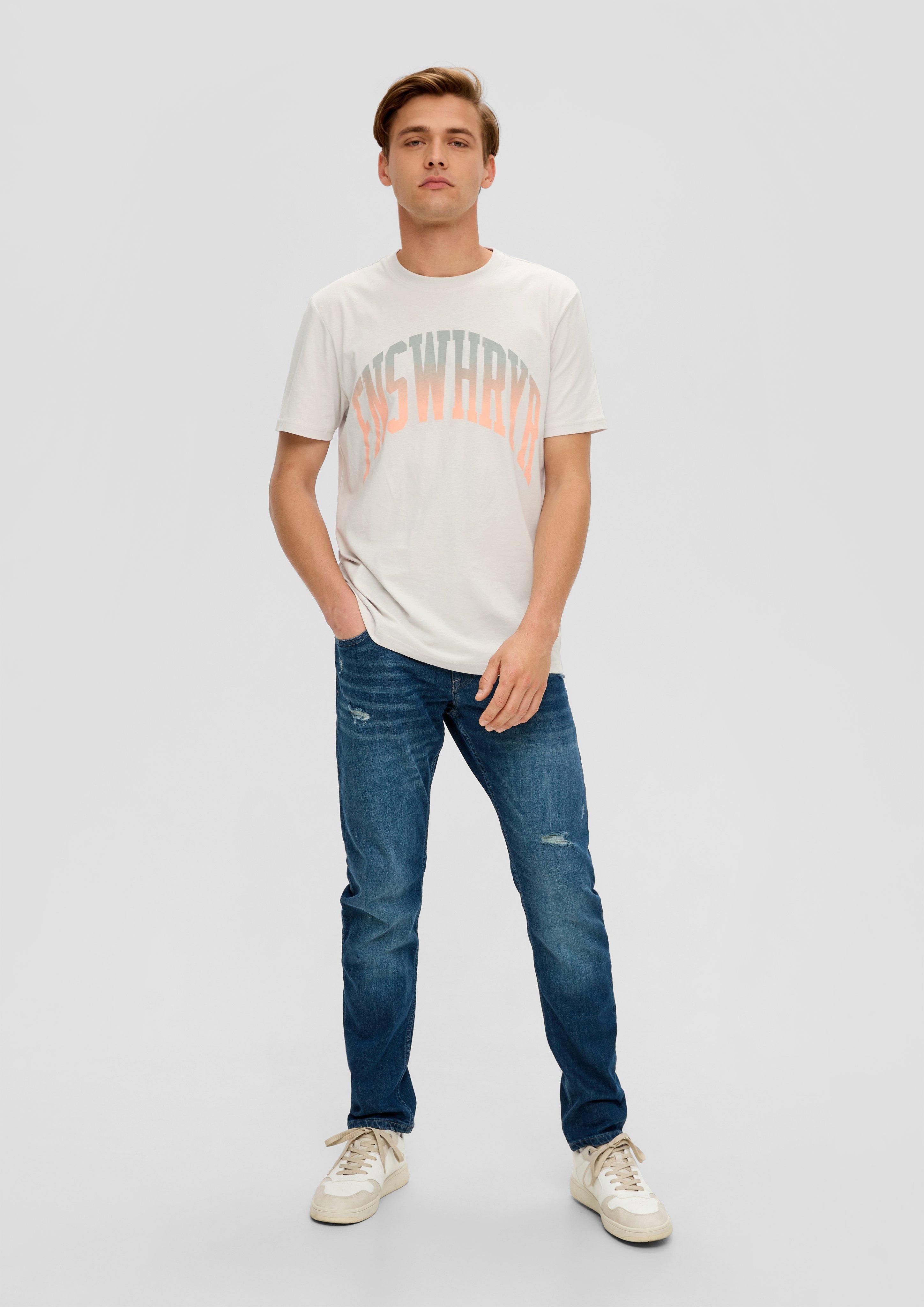 T-Shirt mit Frontprint  2134873-03D0
