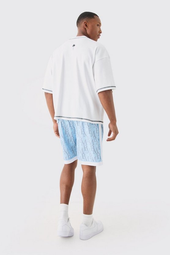 Kastiges Oversize T-Shirt mit Tasche