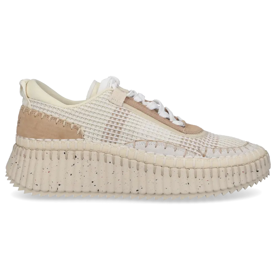 Chloé - Sneaker low NAMA Textil - beige