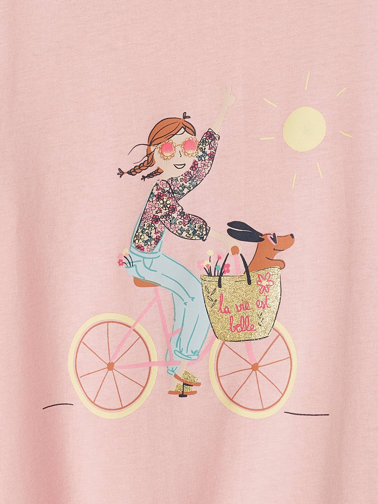 Vertbaudet Mädchen T-Shirt Oeko-Tex - wollweiß