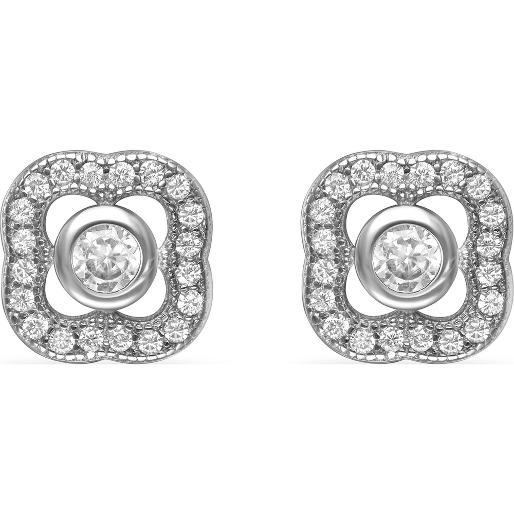 FAVS Boucles d'oreilles à fermoir à poussette 925 Argent Boucles d'oreilles