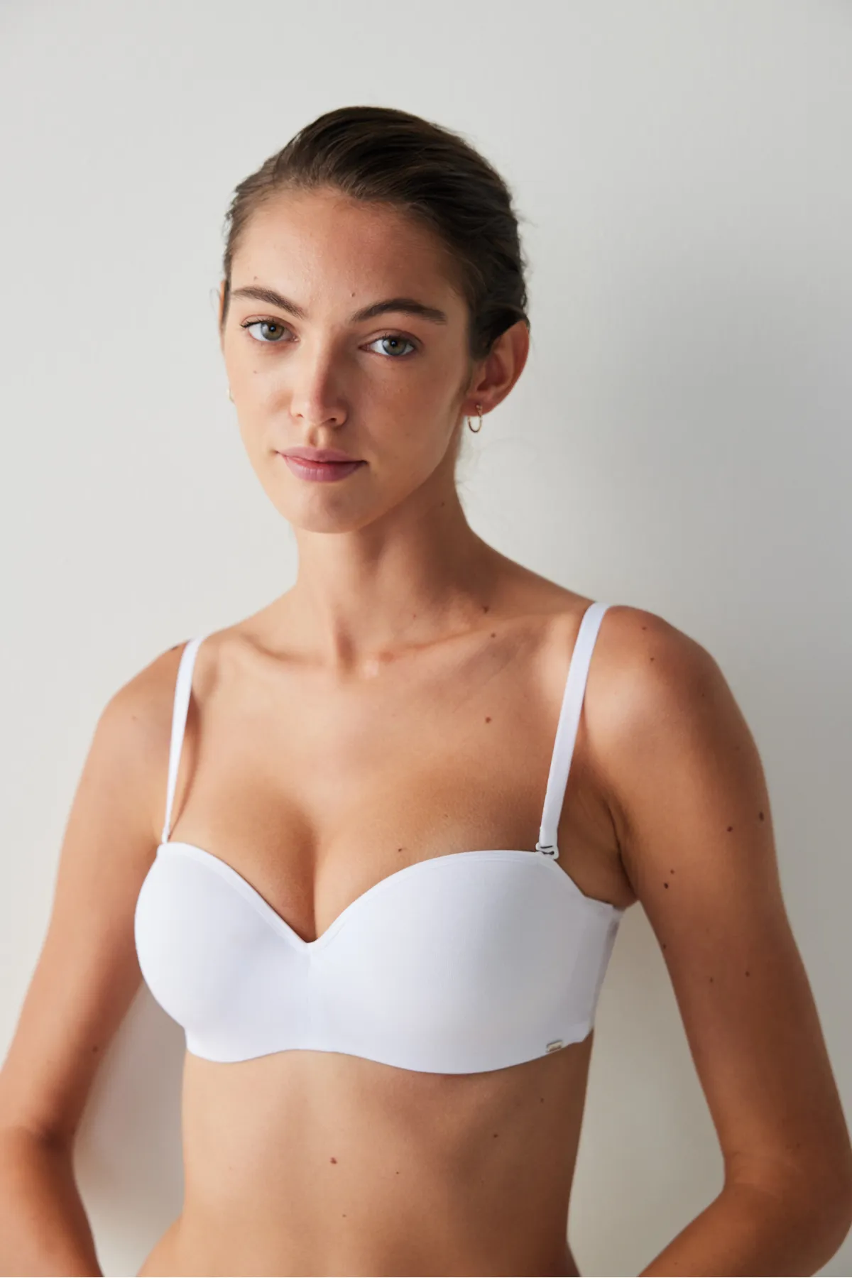 Penti  Weißer, trägerloser Push-up-BH Angelina mit Bügel