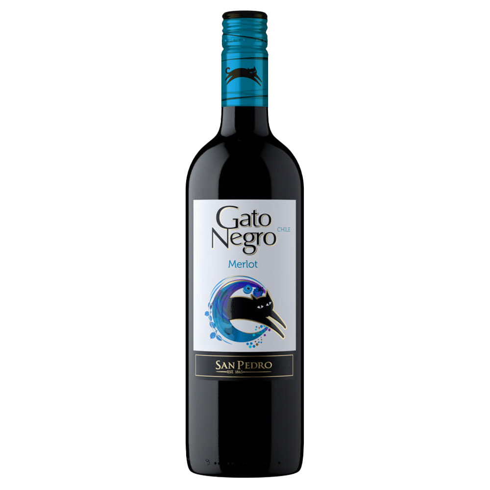 Gato Negro Merlot Rotwein halbtrocken 0,75l