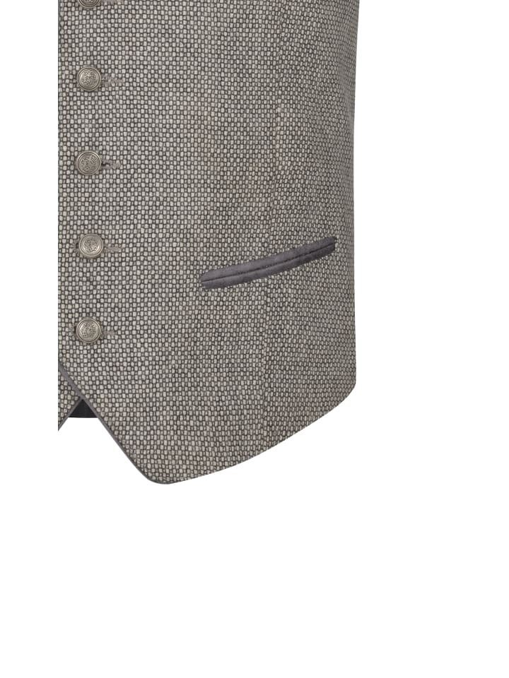Nübler Trachtengilet Kilian in Grau günstig kaufen