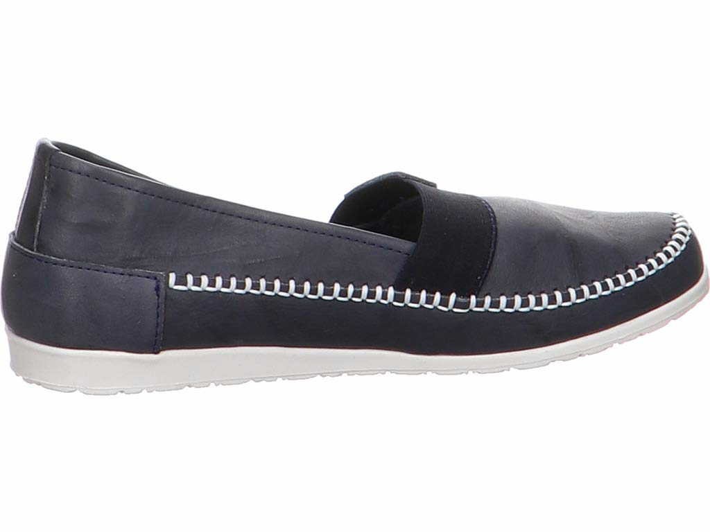 ESGANO Klassische Slipper blau Da.-Slipper