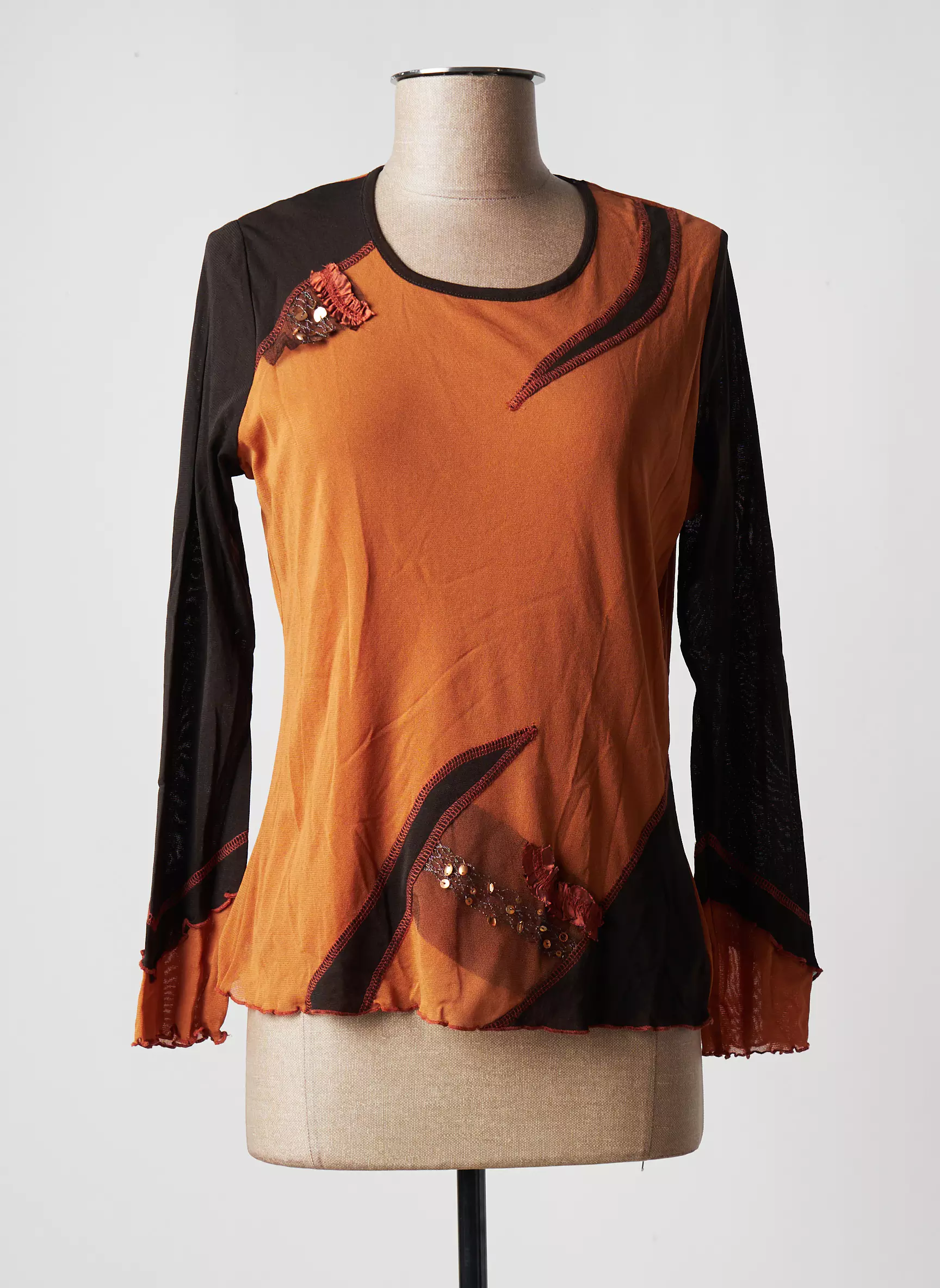 Fred Sabatier Tops Femme couleur marron
