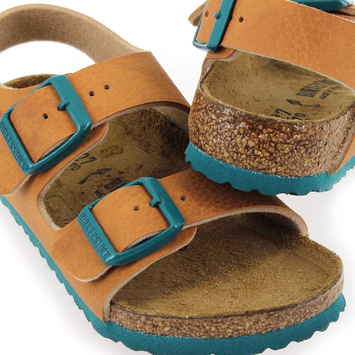 Birkenstock  MILANO KIDS - Marron Vert