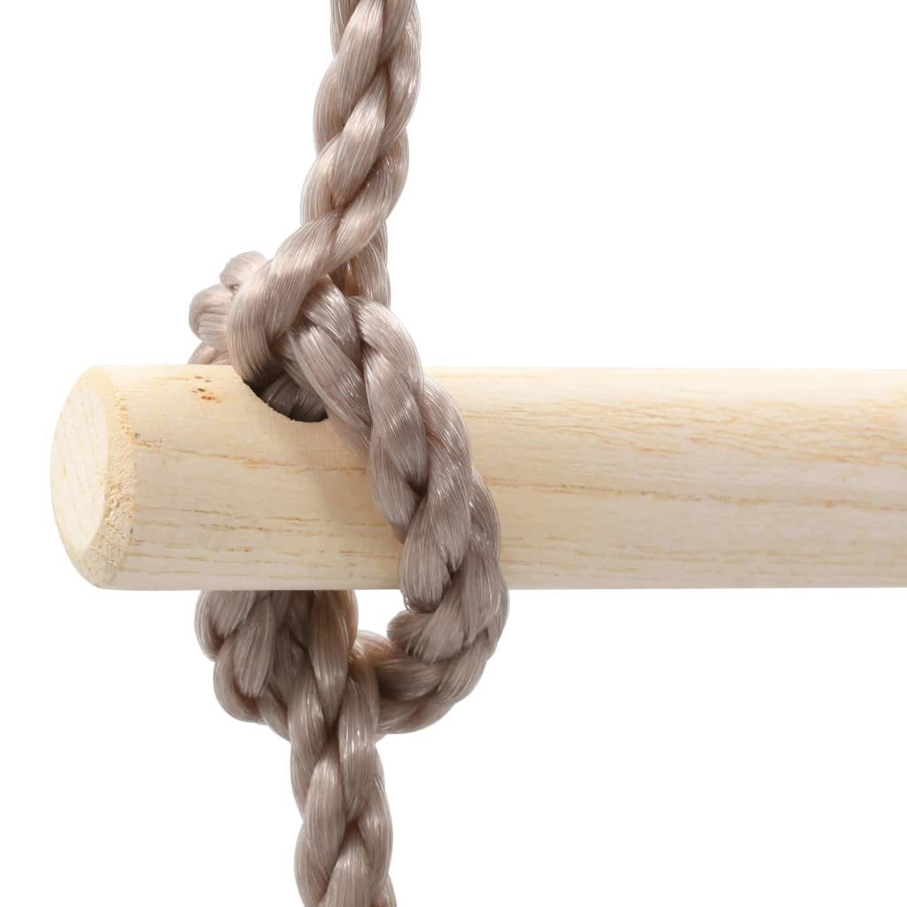 vidaXL Kinder-Strickleiter 290 cm Holz Kletterseil (1-tlg)