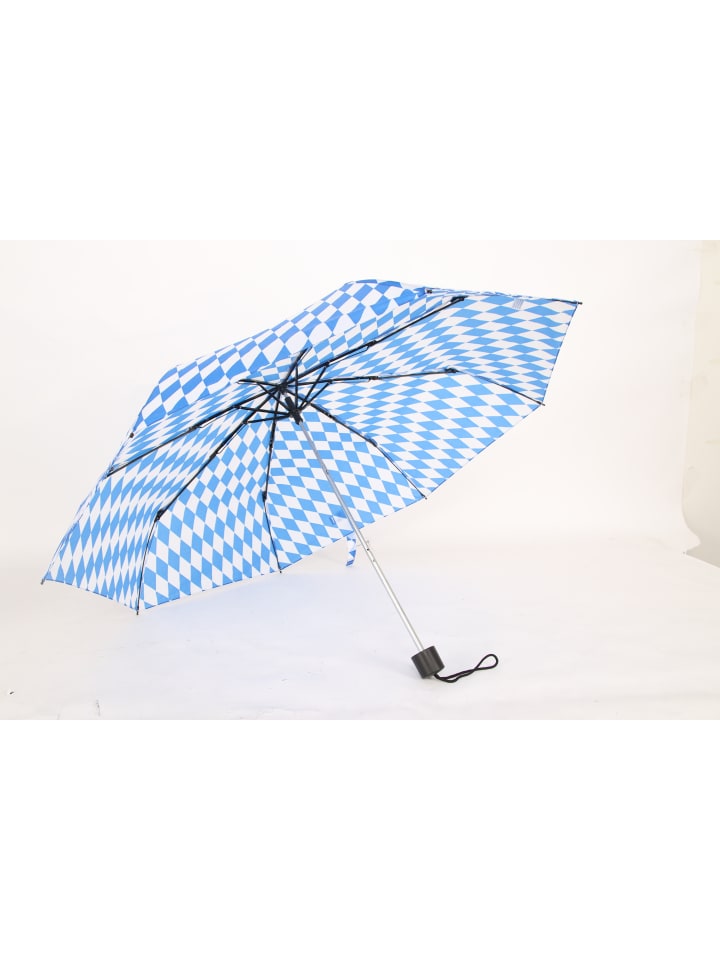 COFI 1453 Teleskop Taschenschirm in Blau-Weiß ?98 cm in Blau-Weiß günstig kaufen 100 cm