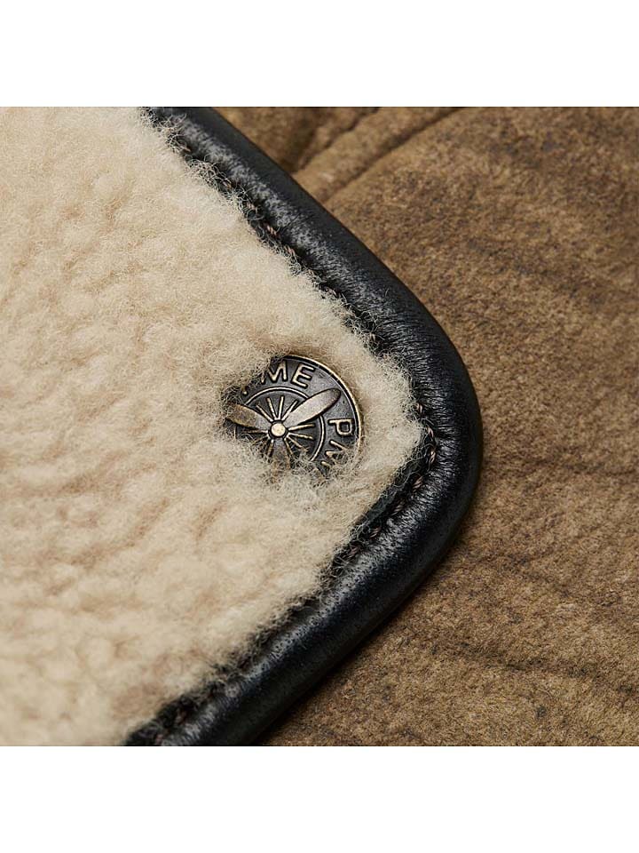 PME Legend Leder-Mütze in Hellbraun/ Beige günstig kaufen onesize