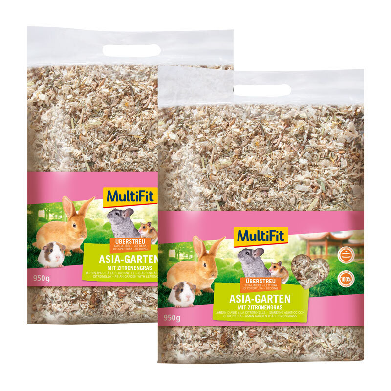 MultiFit Streu & Stroh MultiFit Asia Garten Überstreu 2x950 g