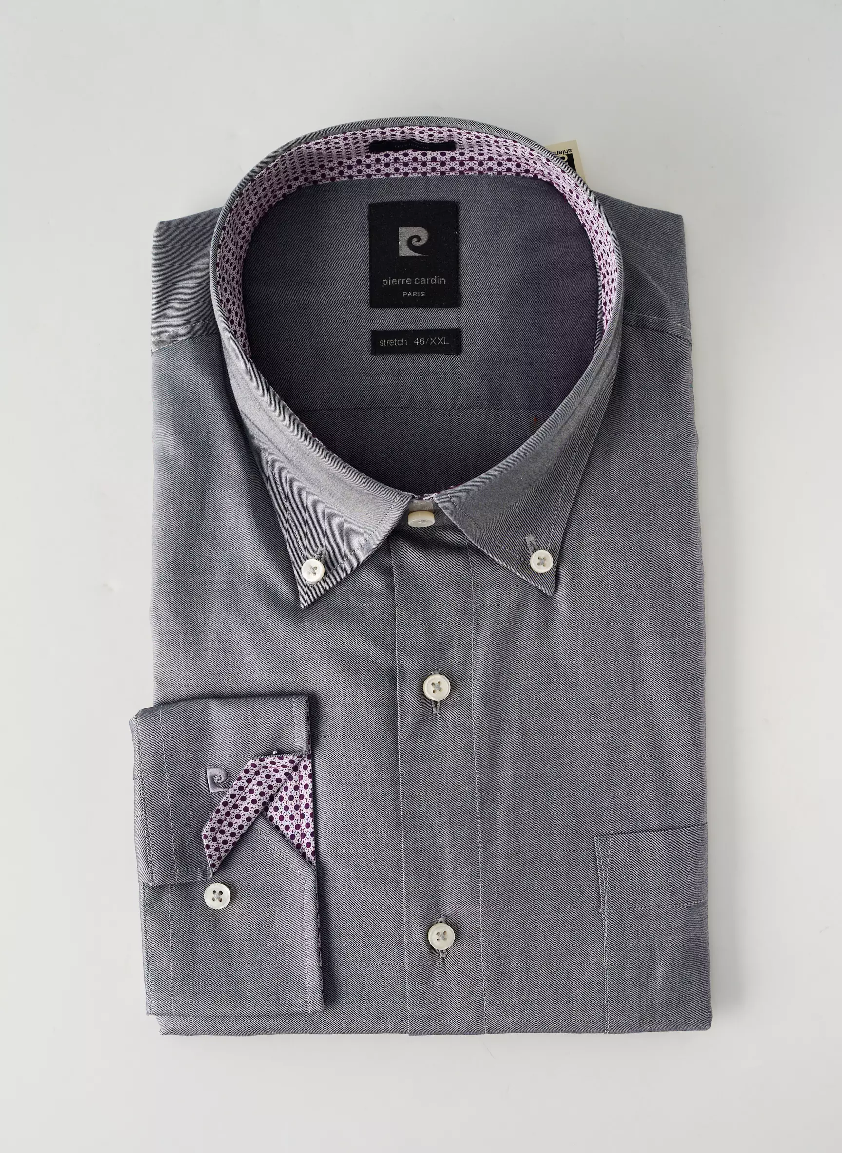 Pierre Cardin Manches Longues Homme couleur gris