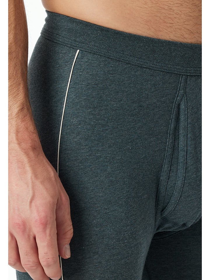Schiesser Lange Unterhose in Anthrazit günstig kaufen