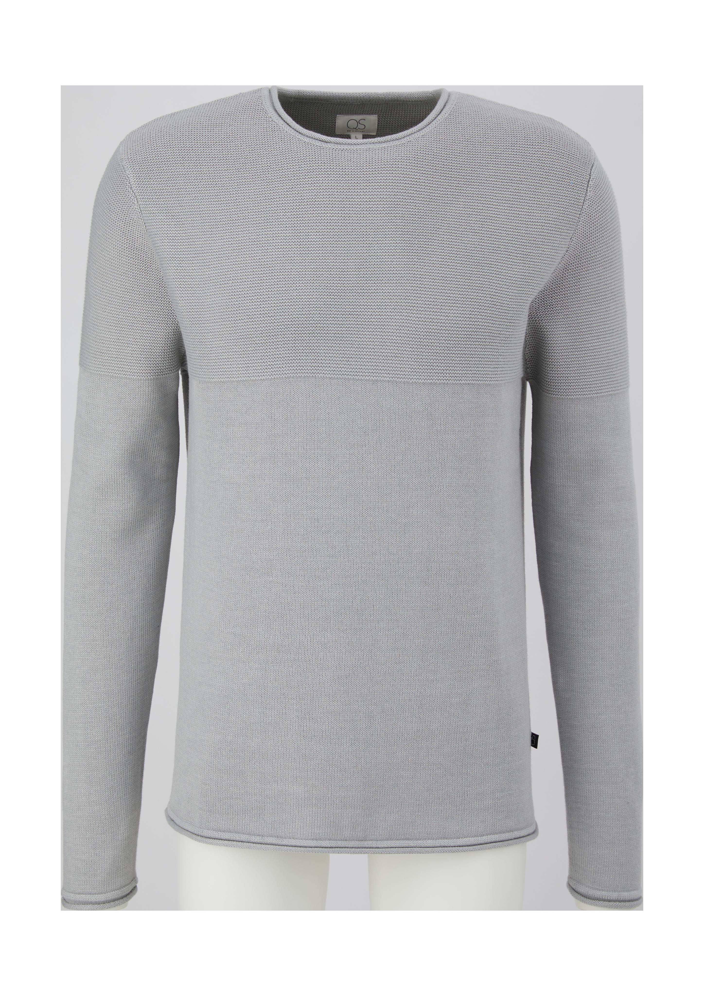 Strickpulli mit Rollsäumen  2123459-9400