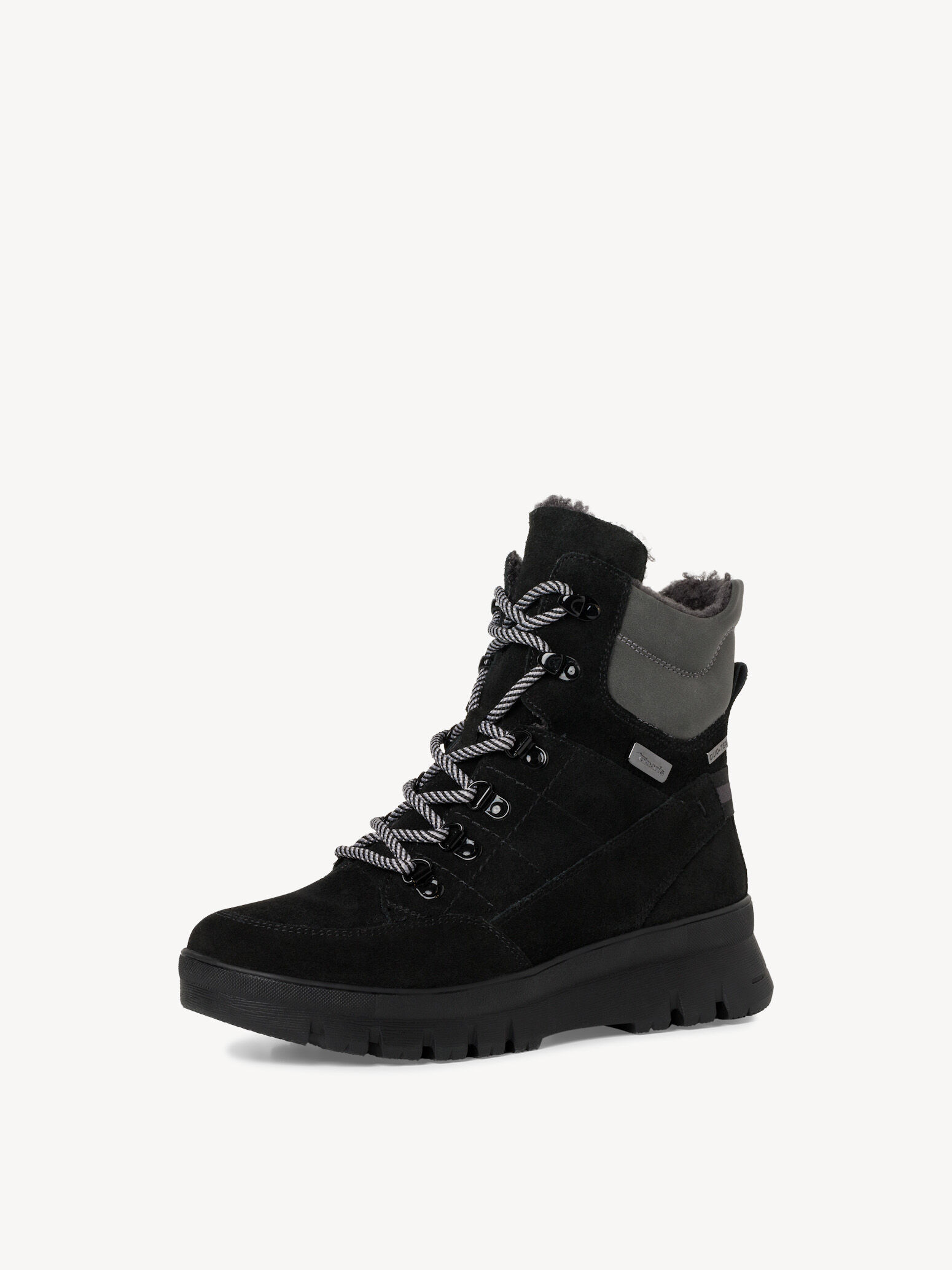 Bottine en cuir - noir
