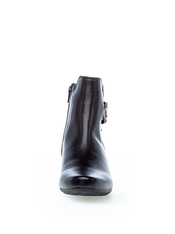 Gabor Leder-Stiefeletten in Schwarz günstig kaufen