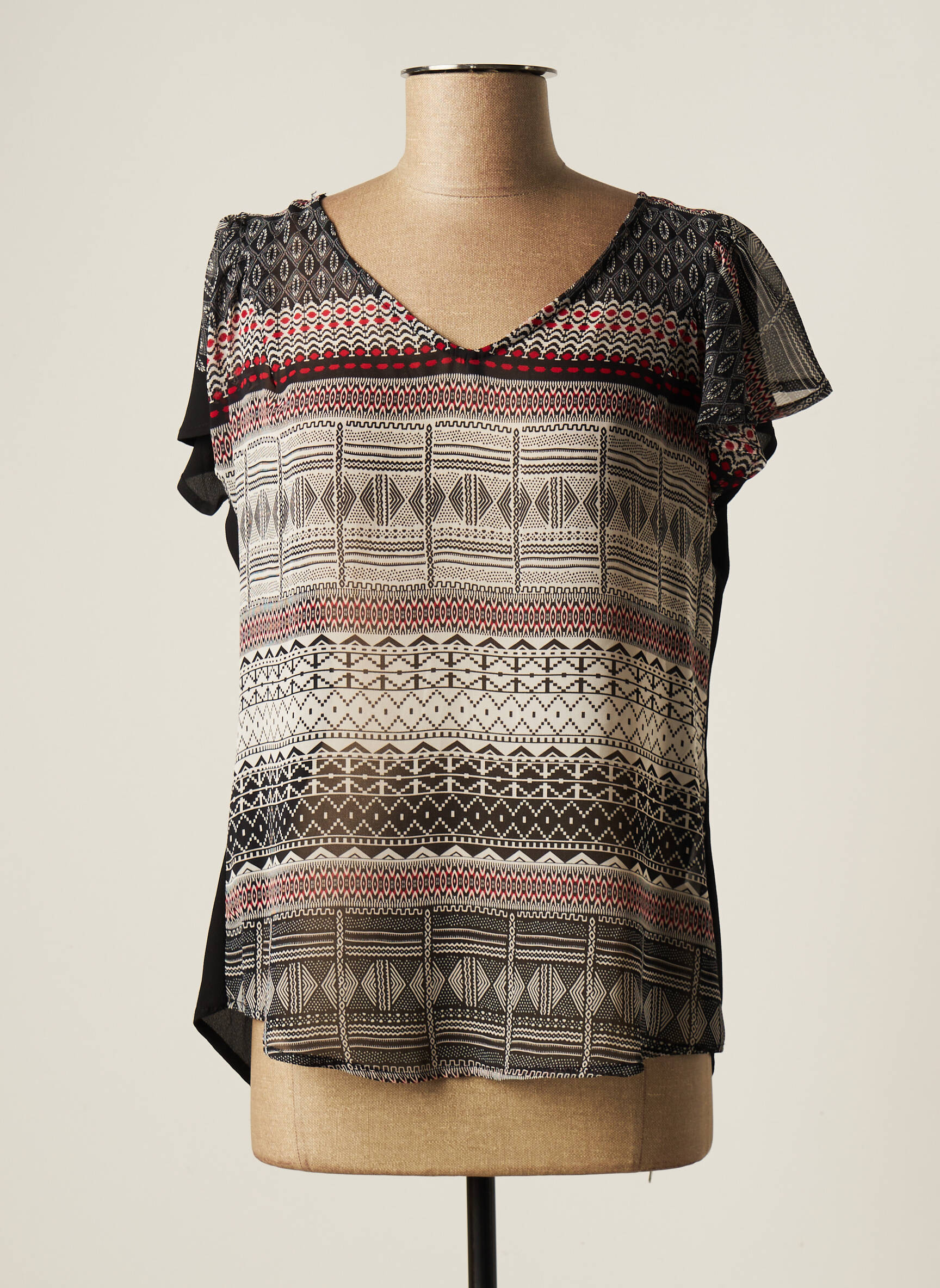 Faruk Tuniquemanchecourte Femme couleur noir