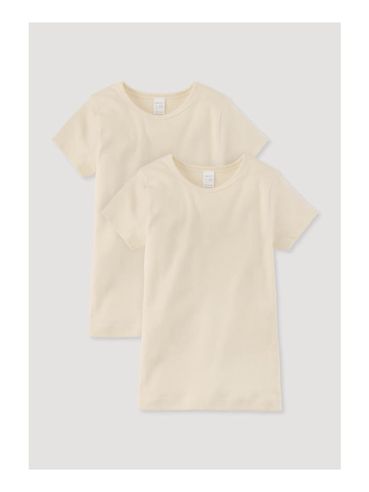 Hessnatur Kurzarmhemd PureNature 2er-Set in natur günstig kaufen