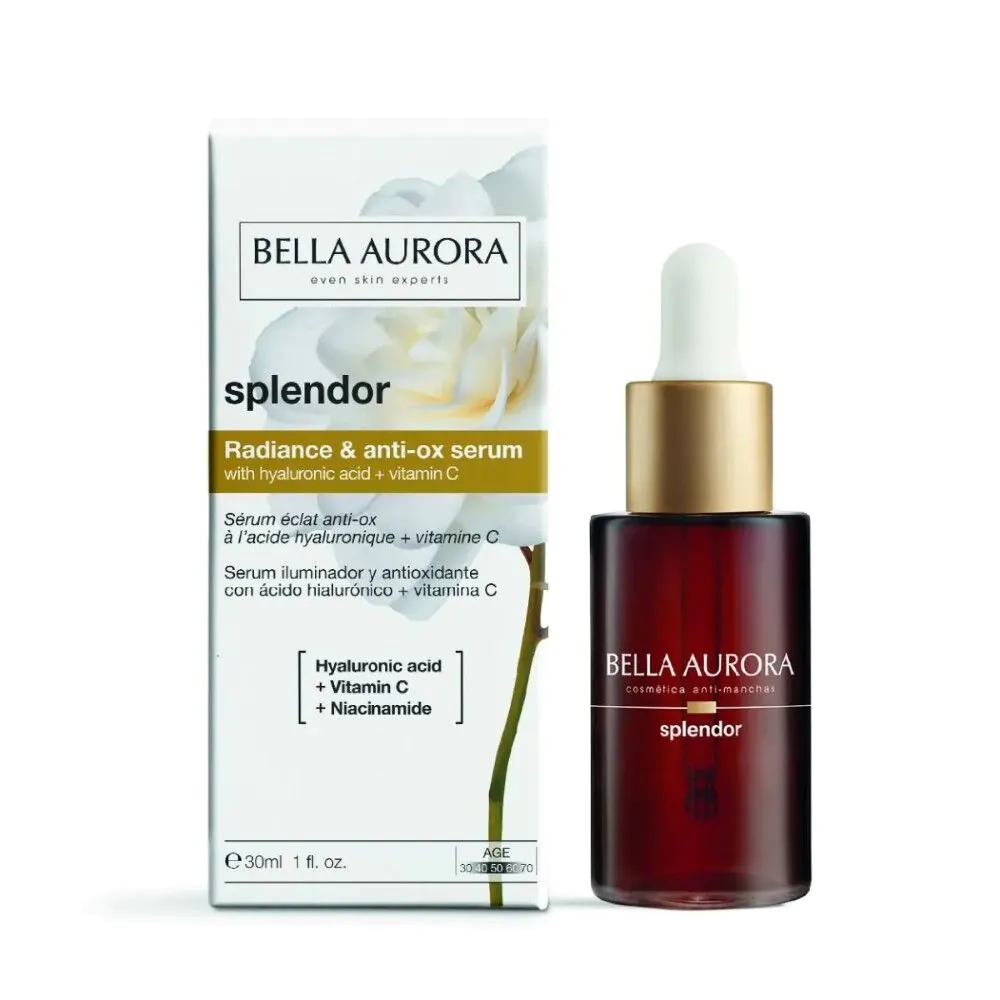 Bella Aurora Splendor C-vitamin og hyaluronsyre-dråber