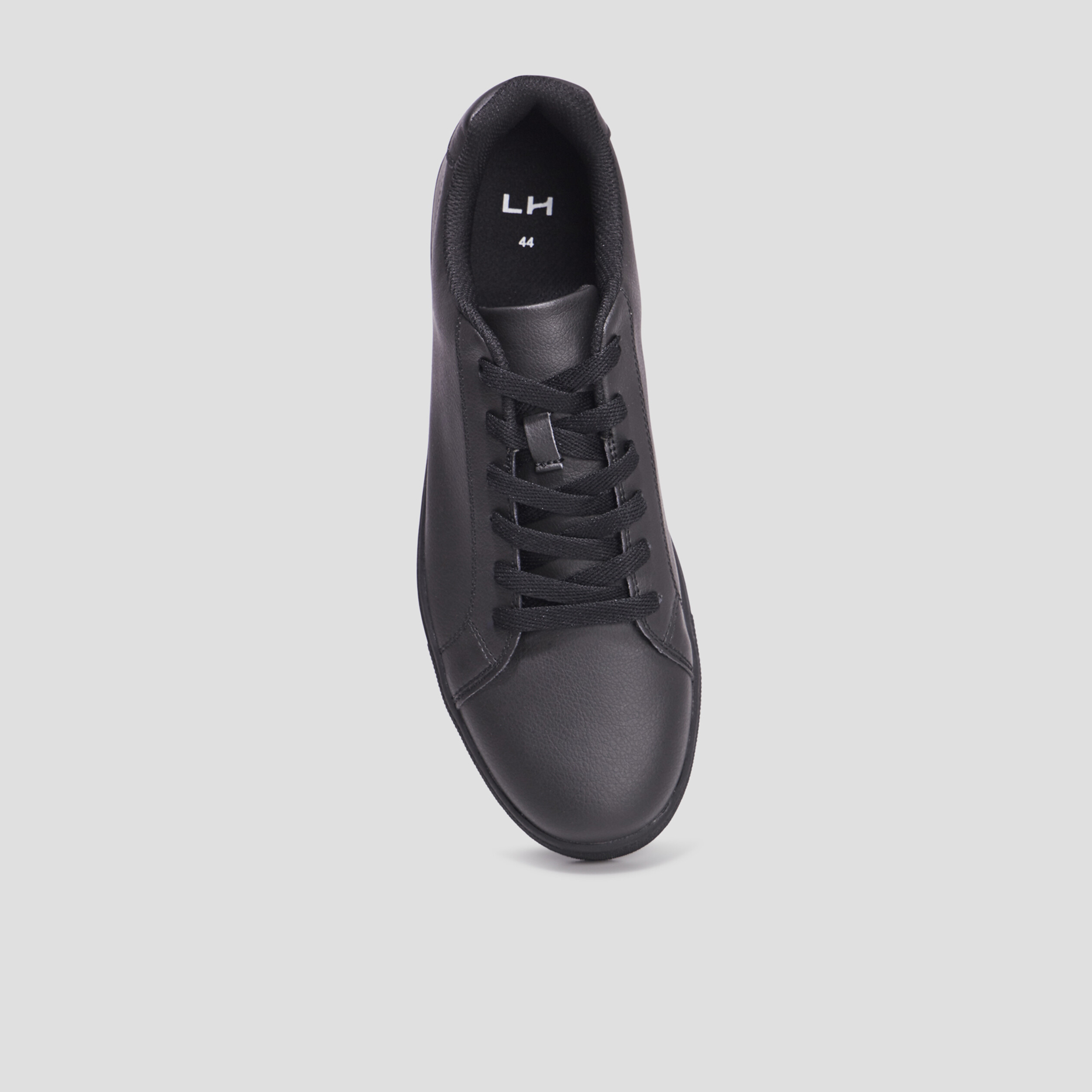 Tennis basses à lacets Clement noir homme | La Halle