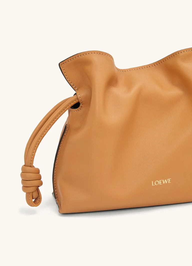 LOEWE Flamenco Mini sajūga soma no teļa ādas