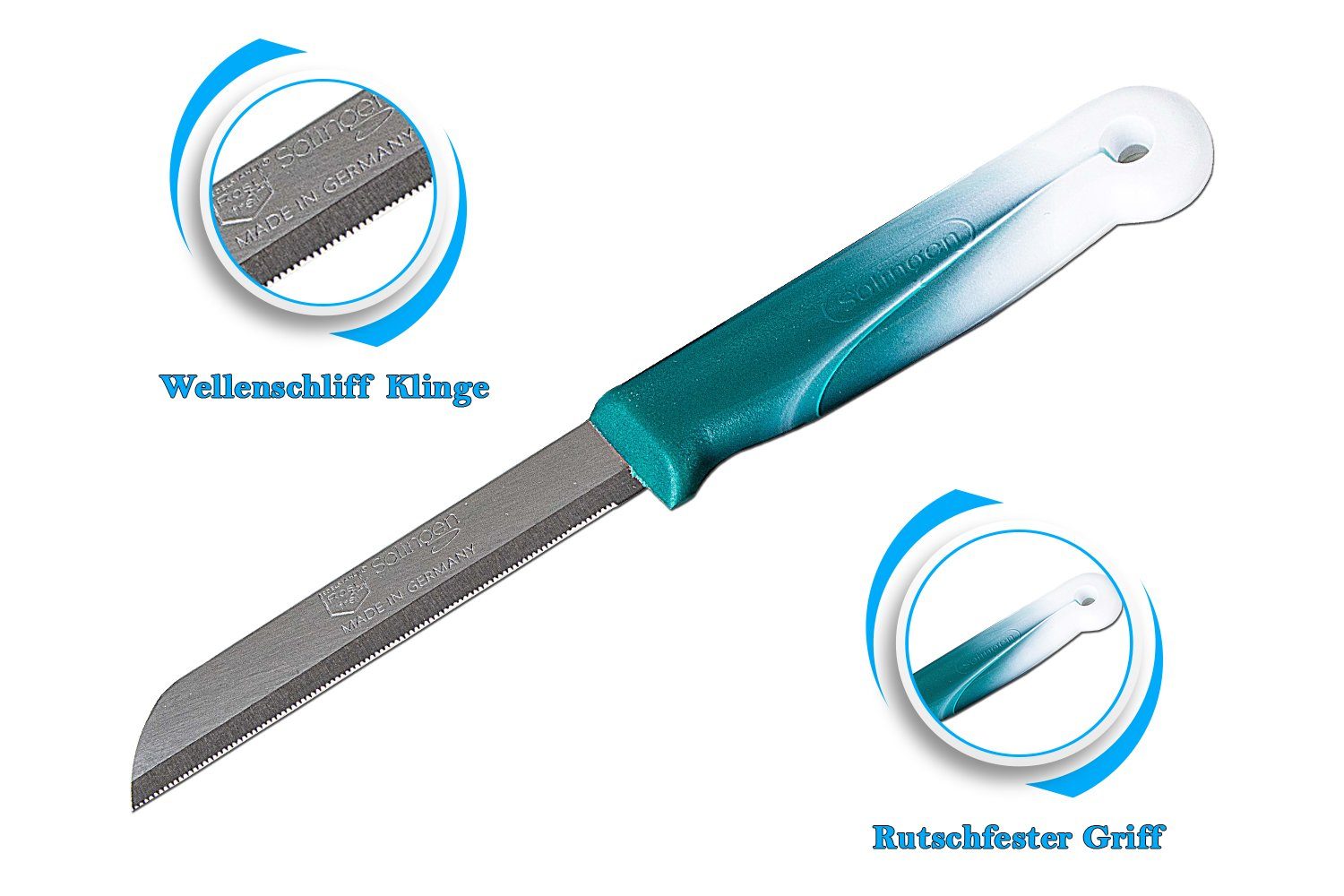 SMI Obstmesser 6-tlg Solingen Gemüsemesser Set Schälmesser Obstmesser Küchenmesser