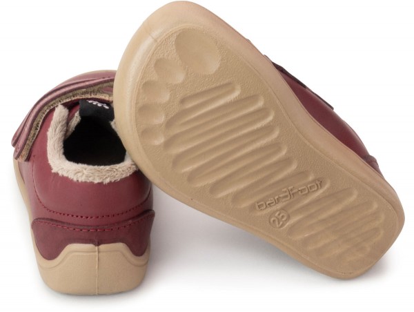 bar3foot Elf ~ Step MidCut Sneaker Warm + Tex ~ Bordeaux