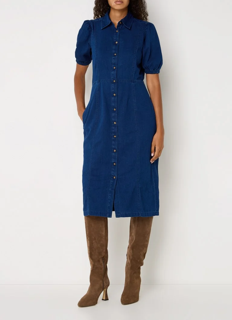 French Connection  Midi blousejurk van chambray