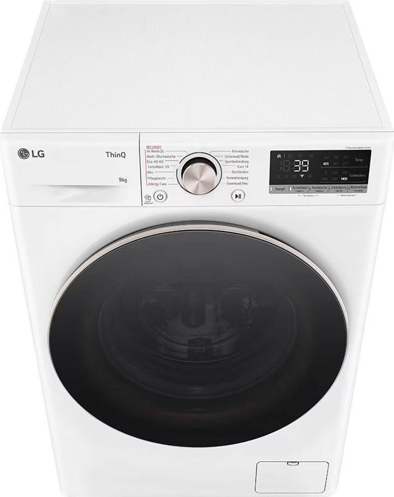 LG Waschmaschine F4WR709G, 9 kg, 1400 U/min