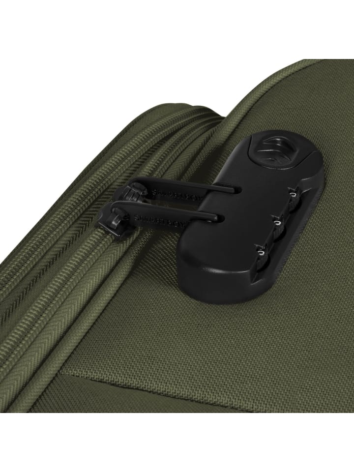 Smartbox Edition 04 4 Rollen Kofferset 3-teilig mit Dehnfalte in black günstig kaufen onesize