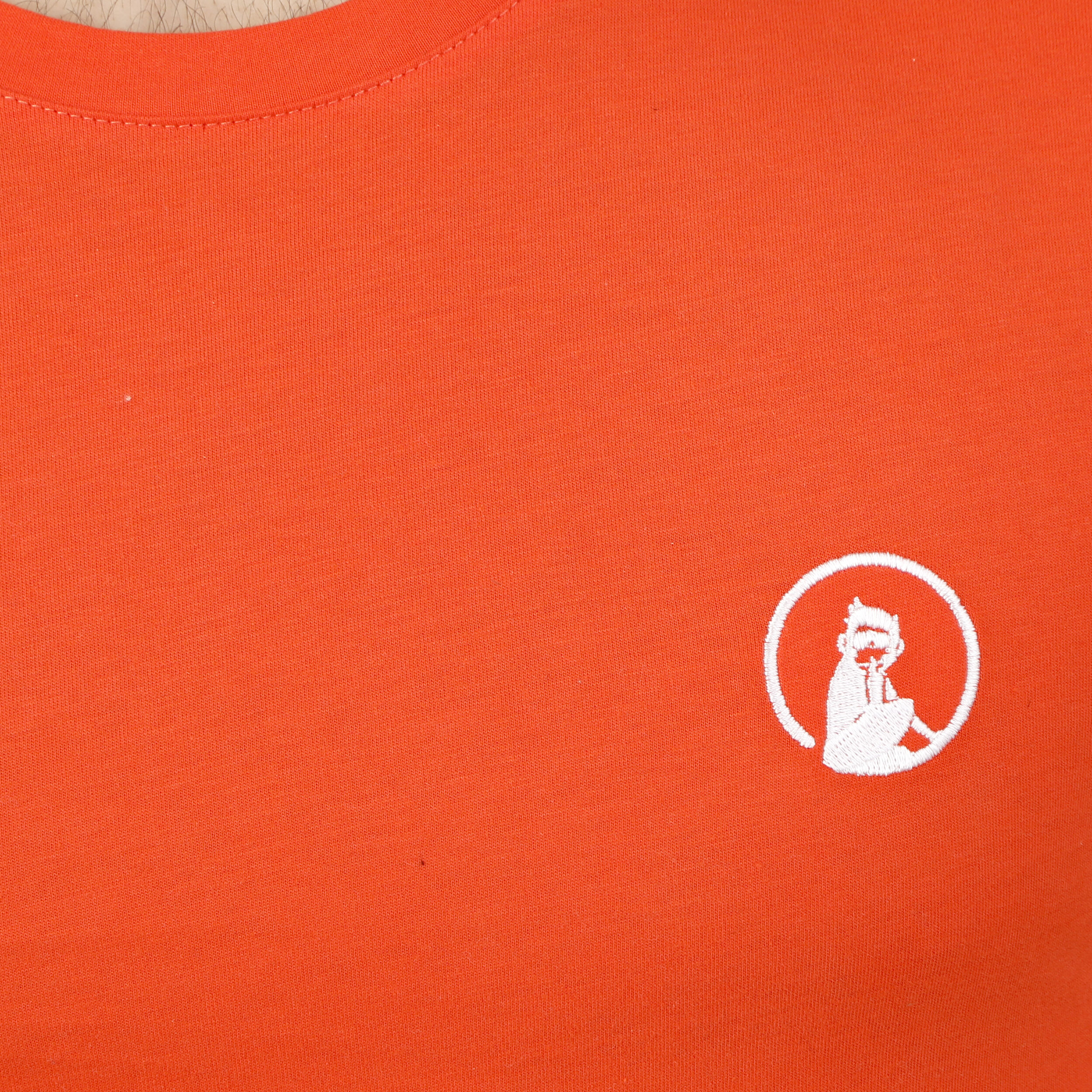 Ready To Serve T-Shirt Herren - Orange, Weiß