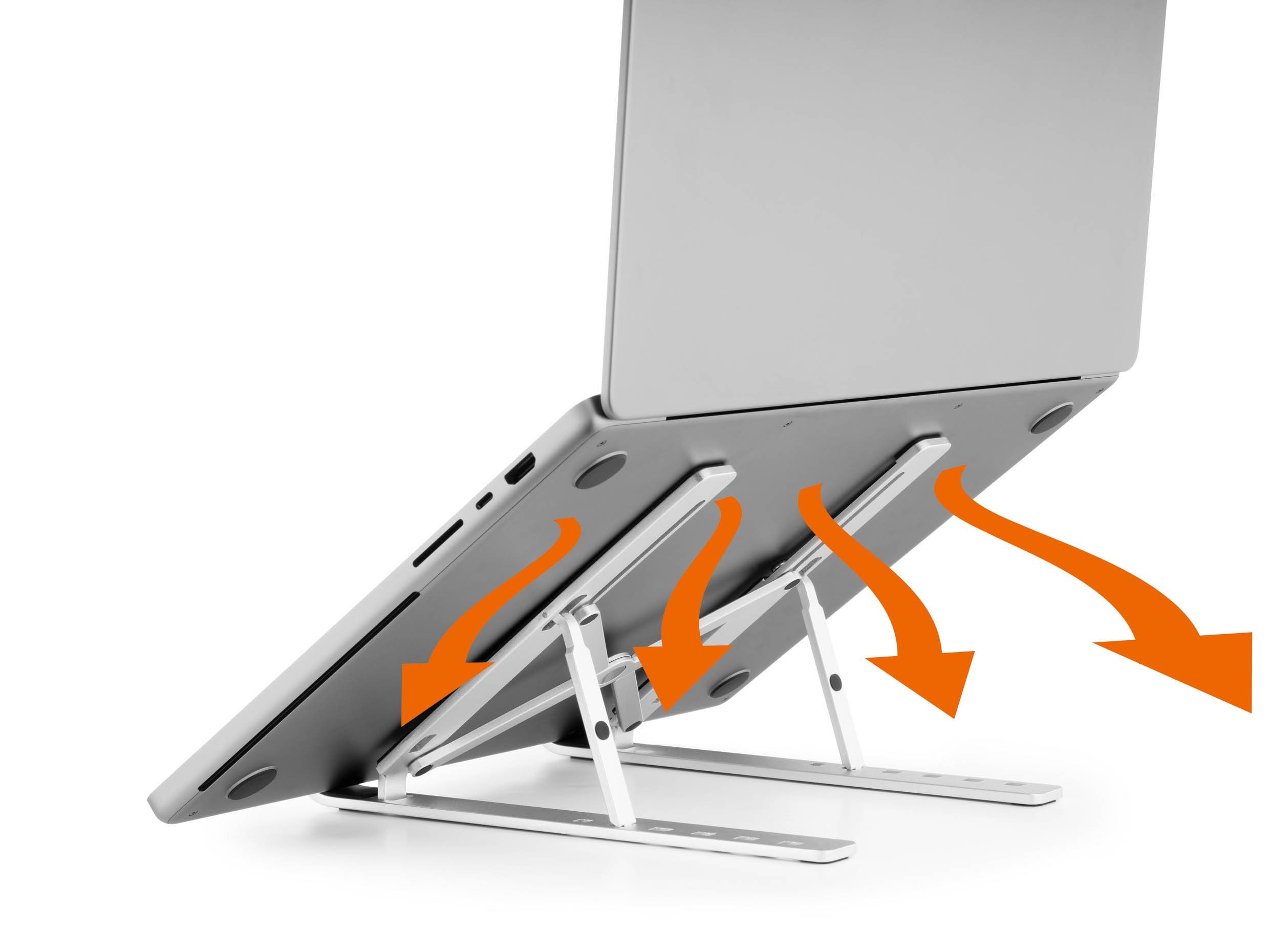 DURABLE FOLD Wandhalterung, (Durable Tischständer für Laptop/Tablet bis 15