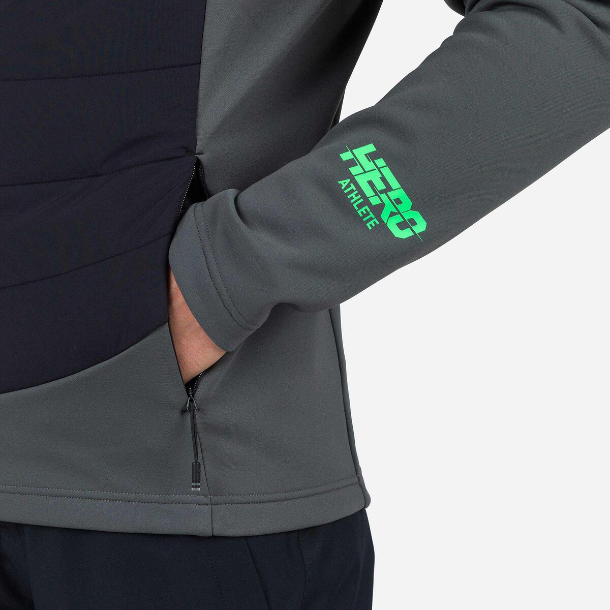 Herrenjacke mit durchgehendem Reißverschluss Hero Classique Hybrid