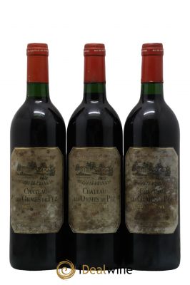 Château les Ormes de Pez  1990 - Lot de 3 Bouteilles