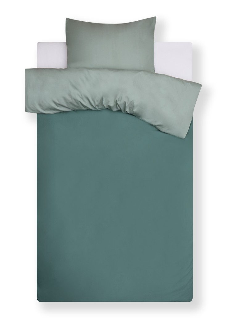 Yumeko Organic Cotton Percale Duvet Cover Set 300TC - including pillowcases