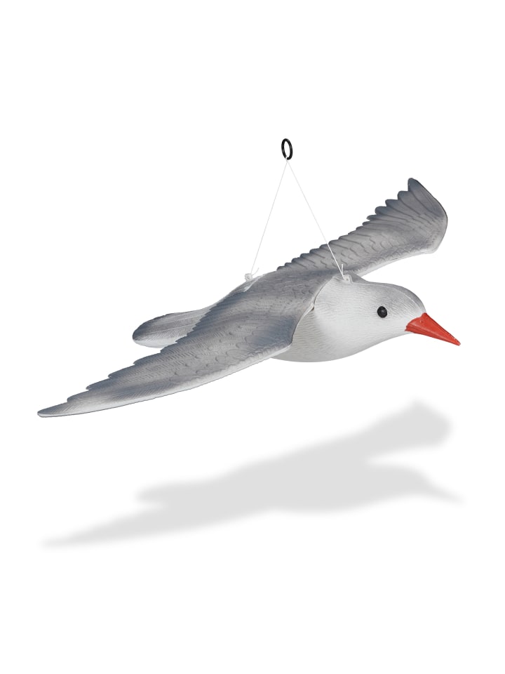 relaxdays Vogelschreck Möwe in Weiß/Grau günstig kaufen onesize
