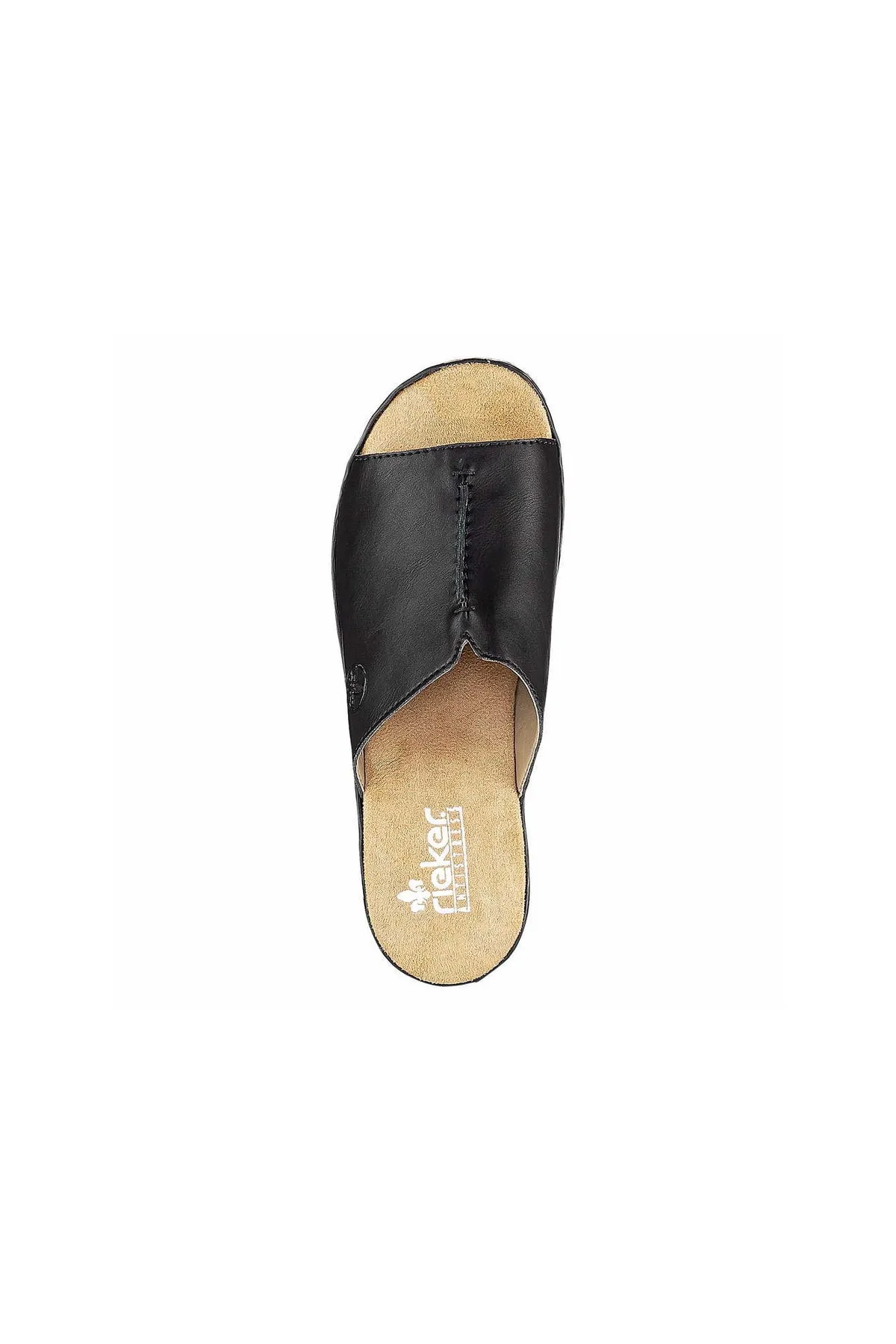 Rieker  Sandalette - Schwarz - Flacher Absatz