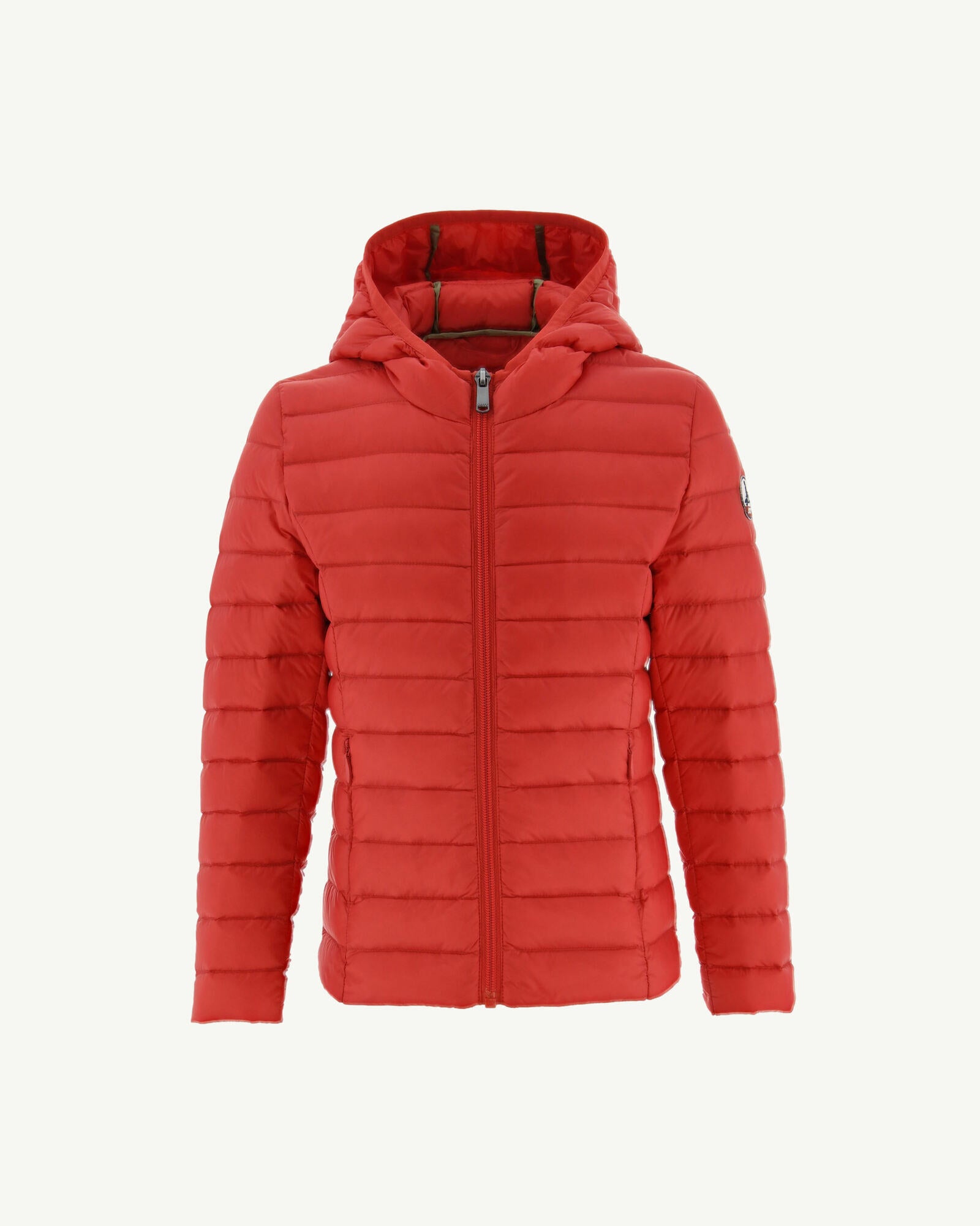 Doudoune légère à capuche enfant Rouge vif Carla