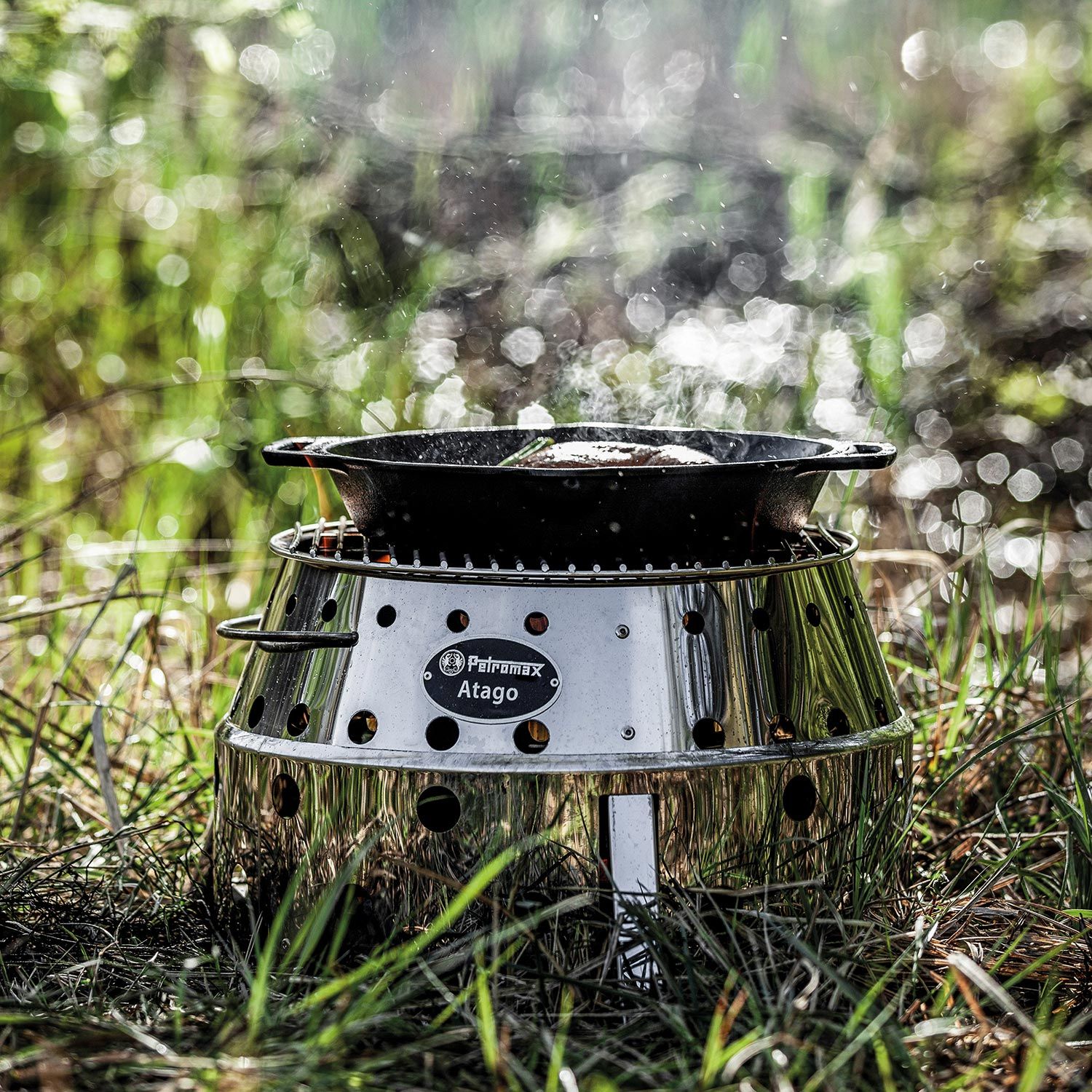 Grill Feuerpfanne mit Henkeln