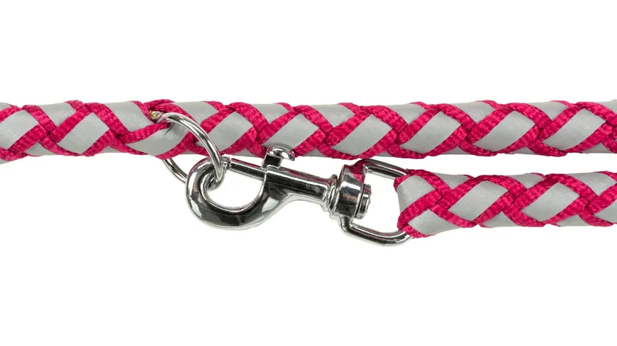 Trixie Cavo Reflect V-Leine fuchsia L-XL 2 m/ø 18 mm Hundezubehör