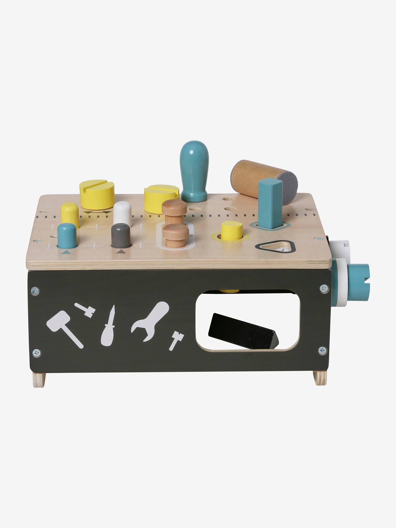Mon premier établi en bois FSC® multicolore