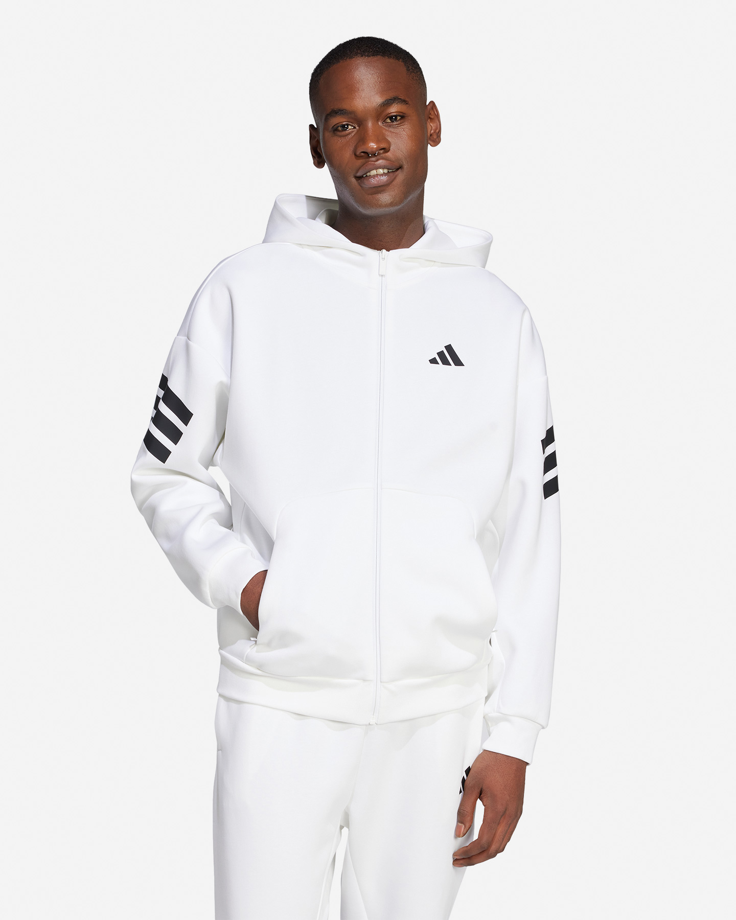Mikina Adidas 3-Stripes M JX5249
