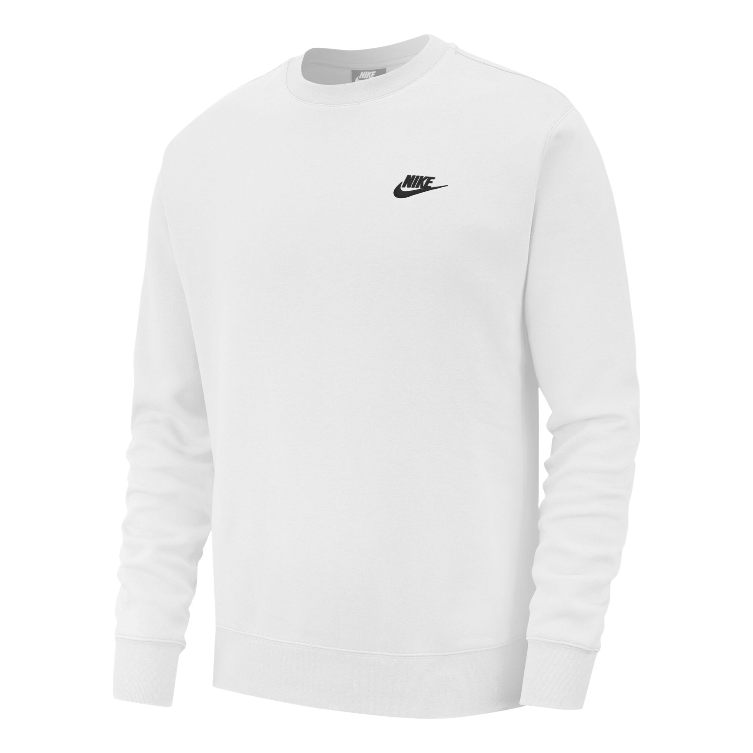 Sportswear Club Crew Sweatshirt Herren - Weiß, Schwarz