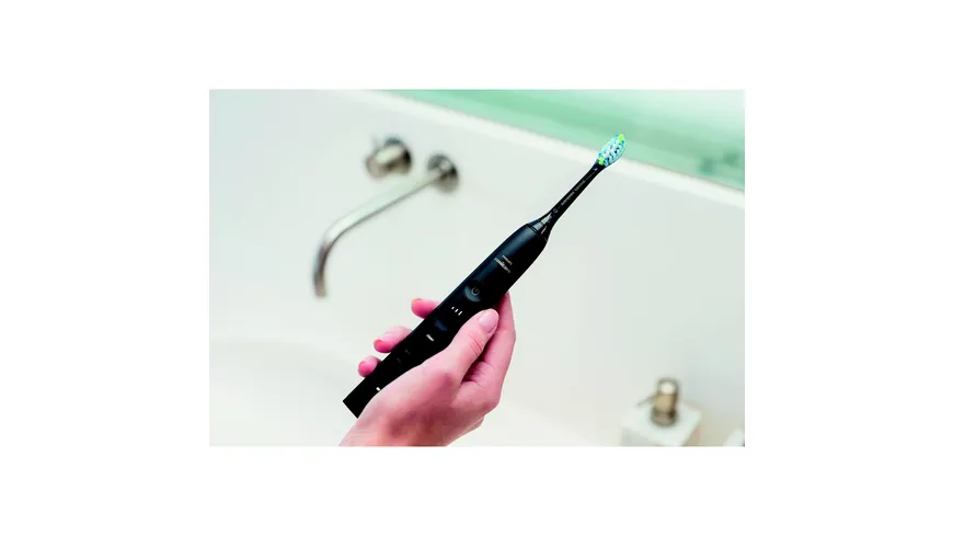 PHILIPS Sonicare DiamondClean 9000 Elektrische Schallzahnbürste mit App, schwarz, HX9913/18