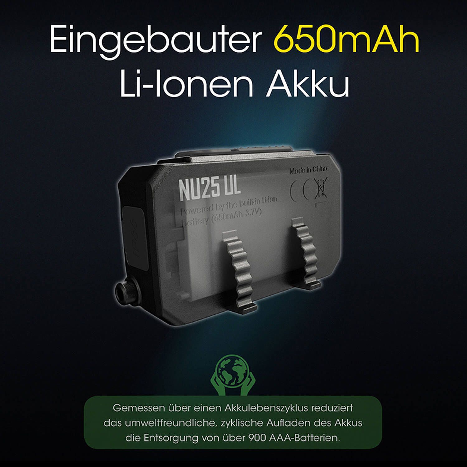 LED Kopflampe NU25 Ultralight